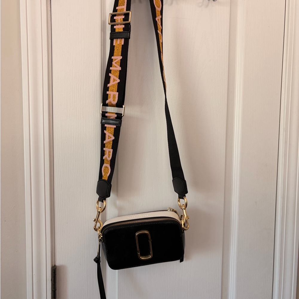 Marc Jacobs Black, Gold Crossbody and grey Bag